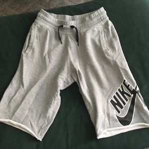Gray Nike Sweatshorts